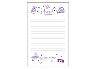 TCU Confetti  5x8 Notepad