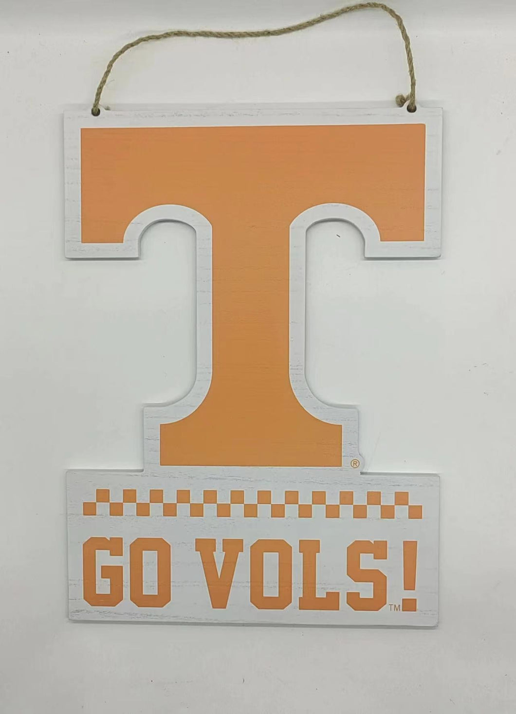 Tennessee Logo Wood Door Hanger