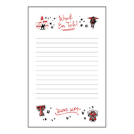 Texas Tech Confetti 5x8 Notepad
