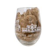 Texas Skyline Wine Glass