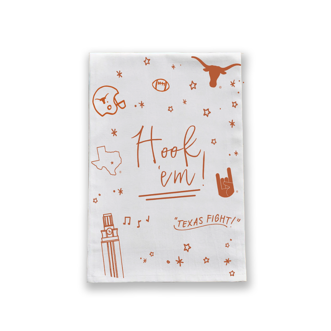 Texas Confetti Tea Towel