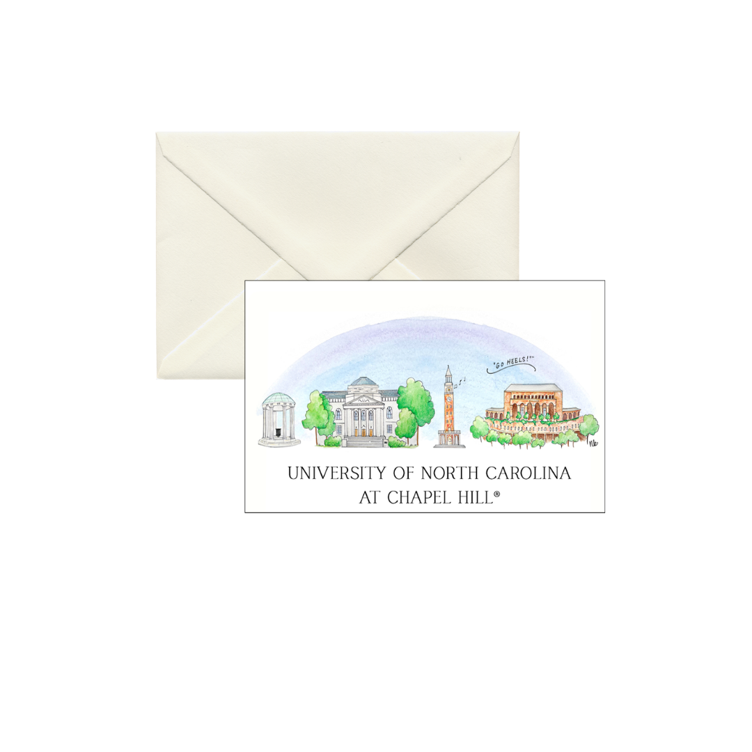 UNC Skyline Boxed Notecards – Valiant Gifts Wholesale