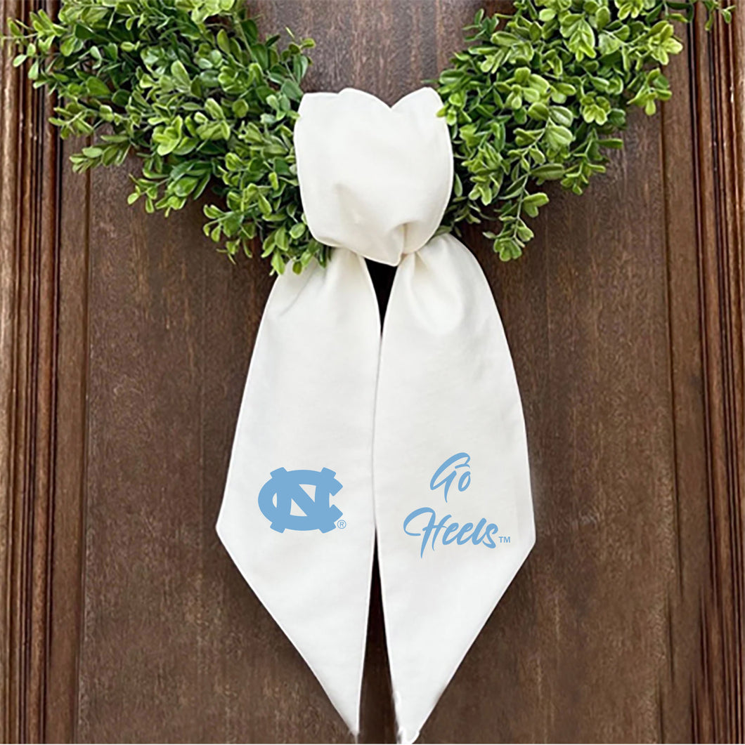 UNC Logo Embroidered Wreath Sash