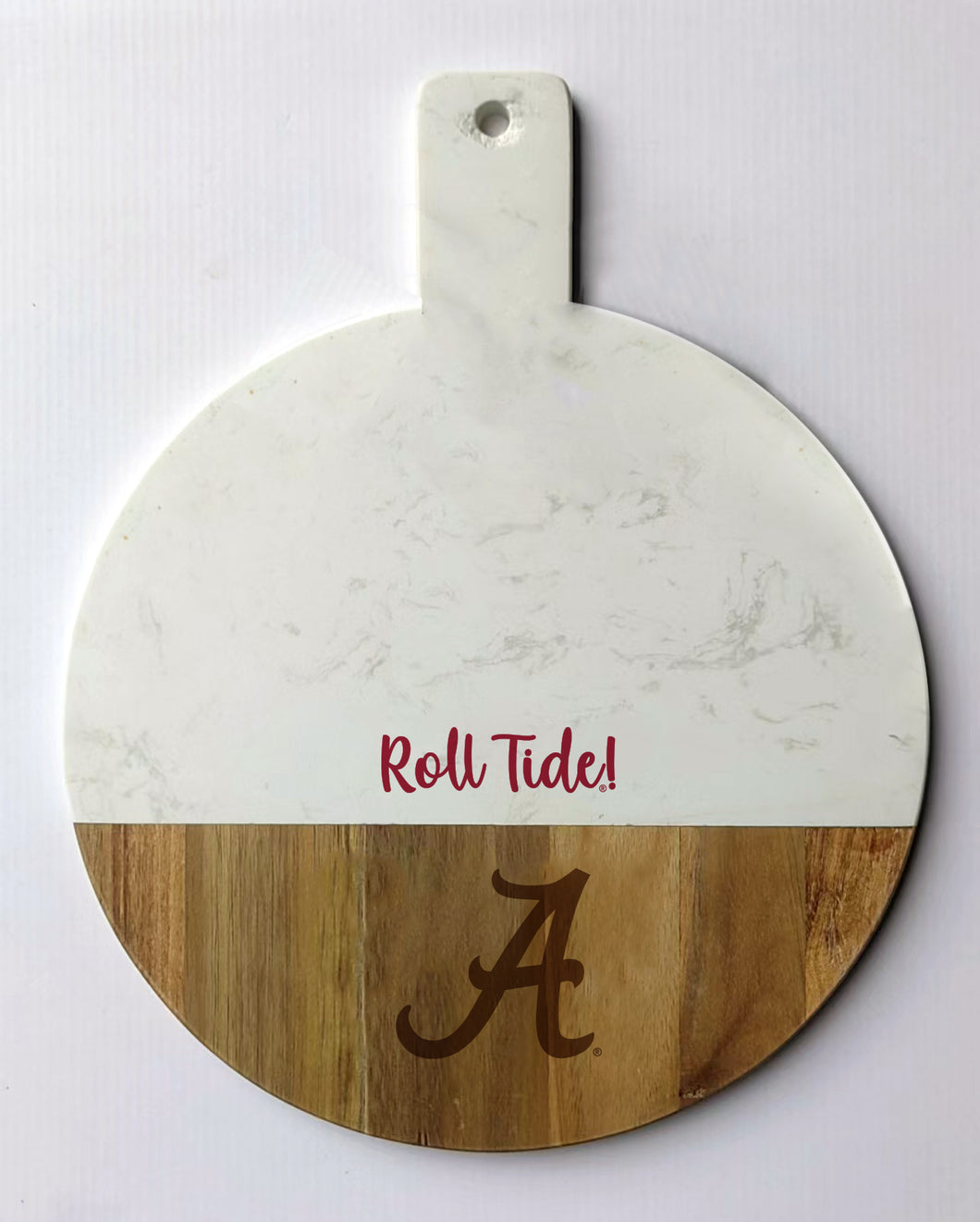 Alabama Spirt Marble and Wood Charcuterie