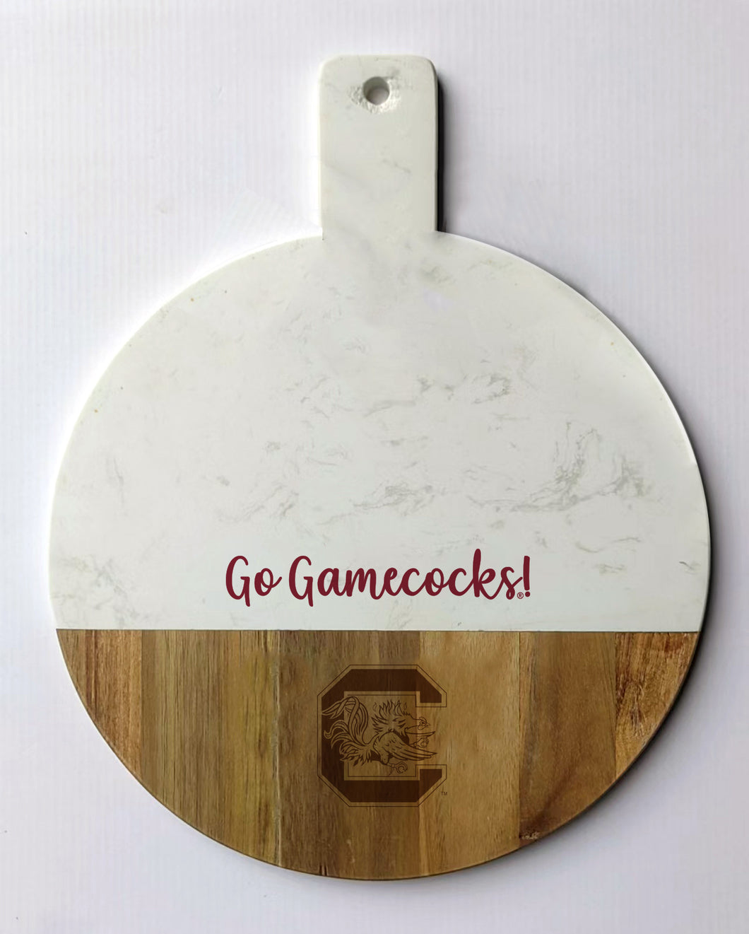 South Carolina Spirit Marble and Wood Charcuterie Board