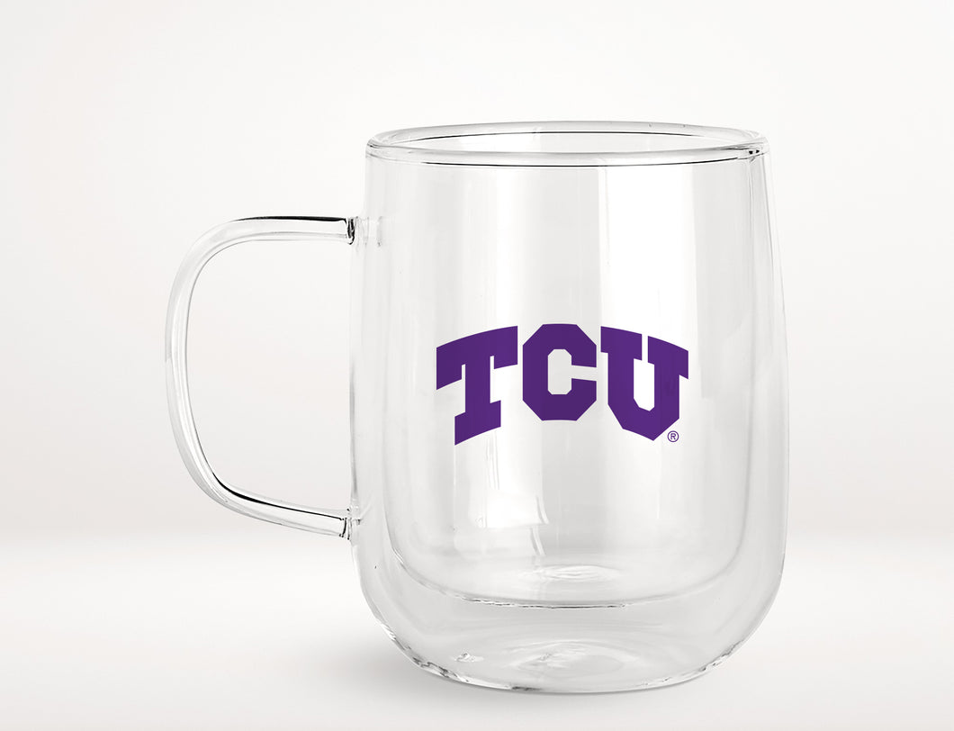 TCU Landmark Glass Mug