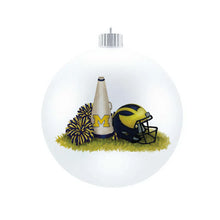 Load image into Gallery viewer, Michigan Spirit Glass Ball Ornament
