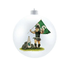 Load image into Gallery viewer, Michigan State Spirit Glass Ball Ornament
