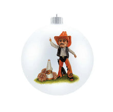 Load image into Gallery viewer, Oklahoma State Glass Ball Ornament
