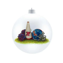 Load image into Gallery viewer, Ole Miss Spirit Glass ball Ornament
