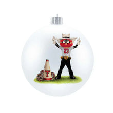 Load image into Gallery viewer, Texas Tech Spirit Glass Ball Ornament
