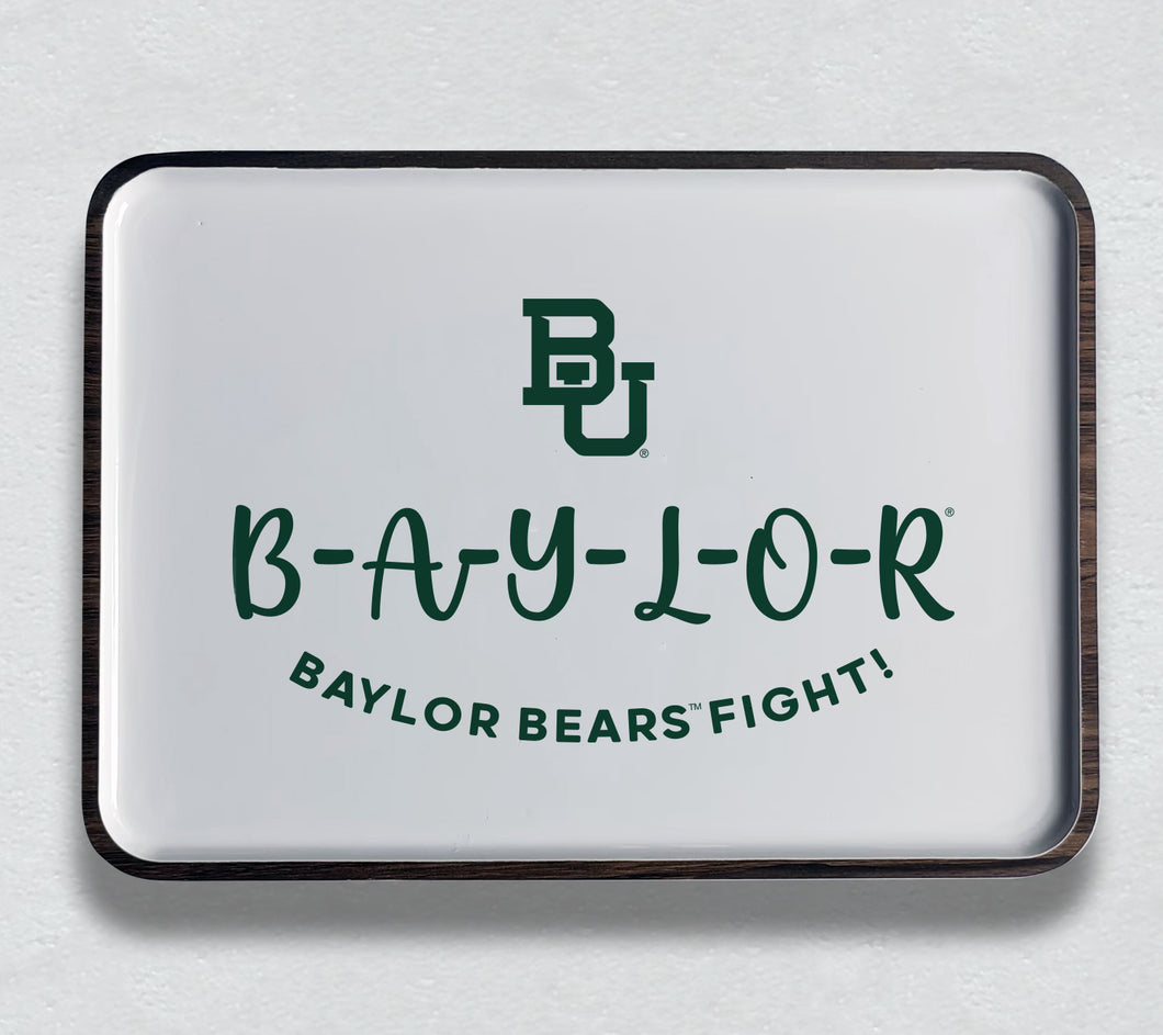 Baylor Spirit Mango Wood Tray