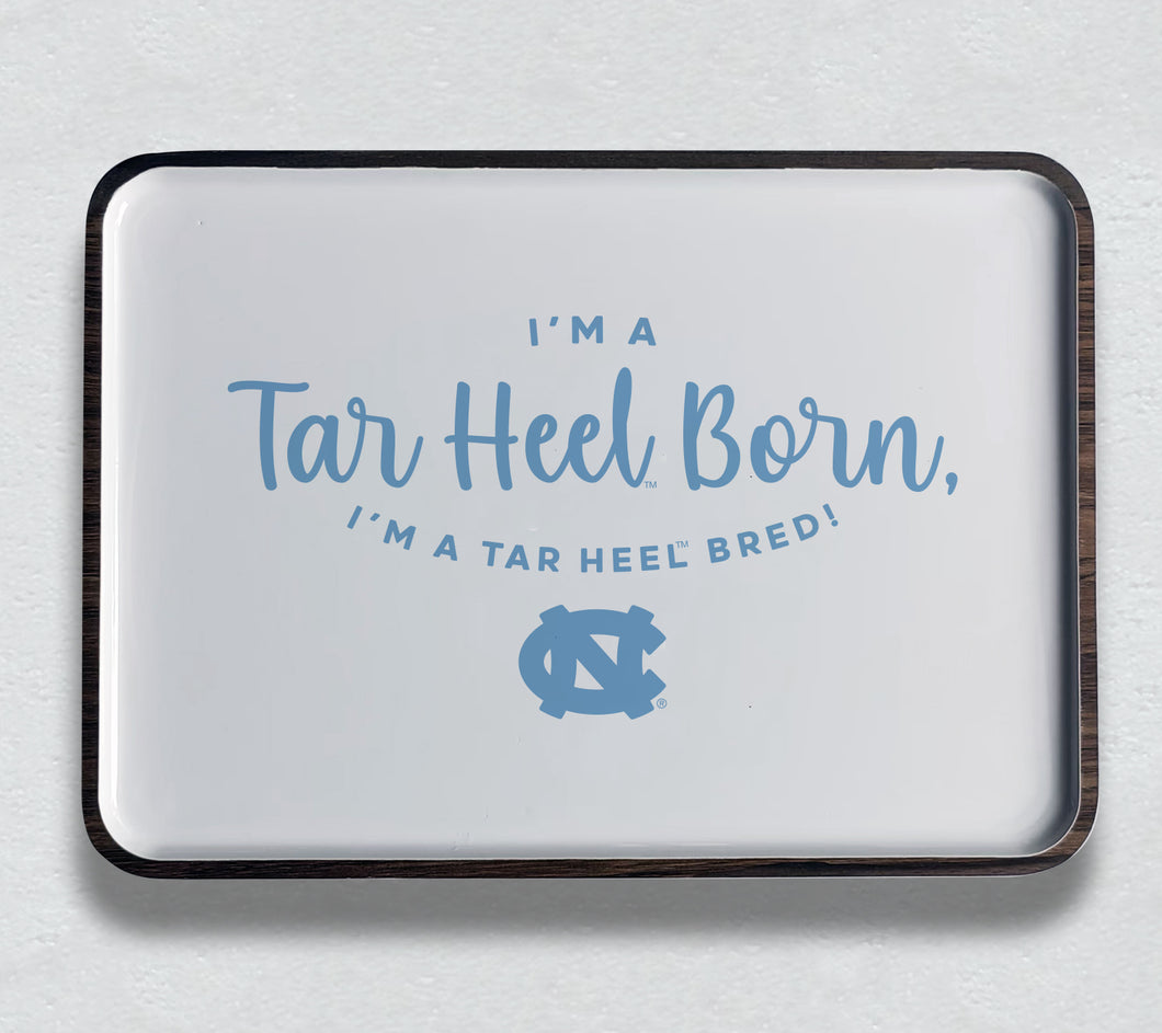 UNC Spirit Mango Wood Tray