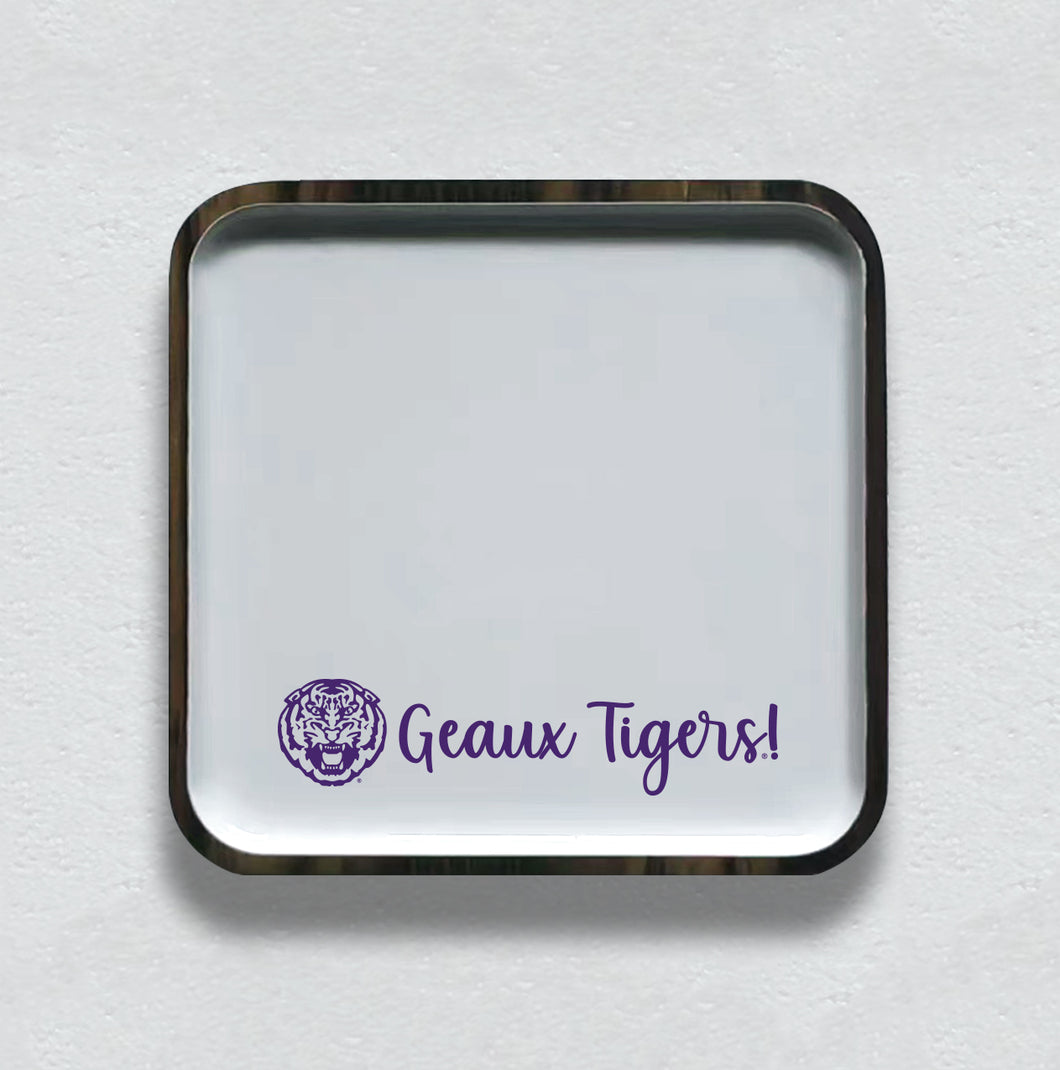 LSU Spirit Mango Wood Small Tray
