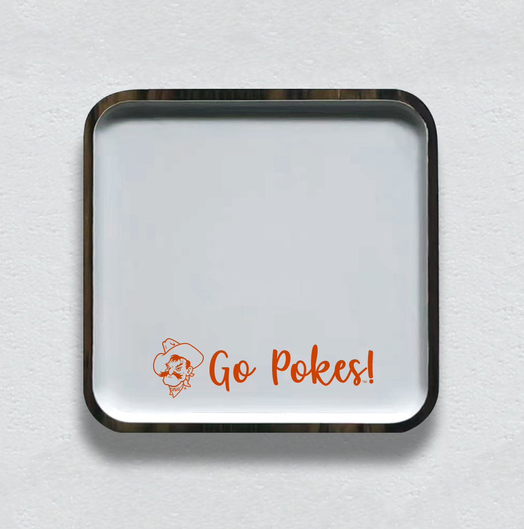 Oklahoma State Spirit Mango Wood Small Tray