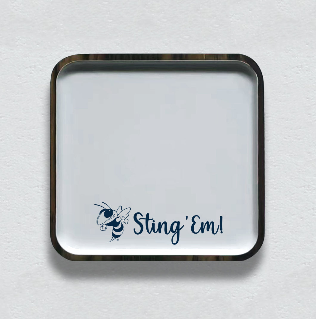 Georgia Tech Spirit Mango Wood Small Tray