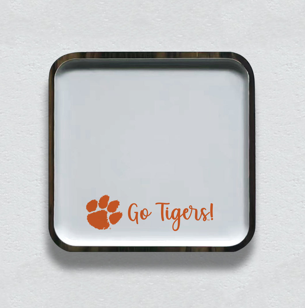 Clemson Spirit Mango Wood Small Tray