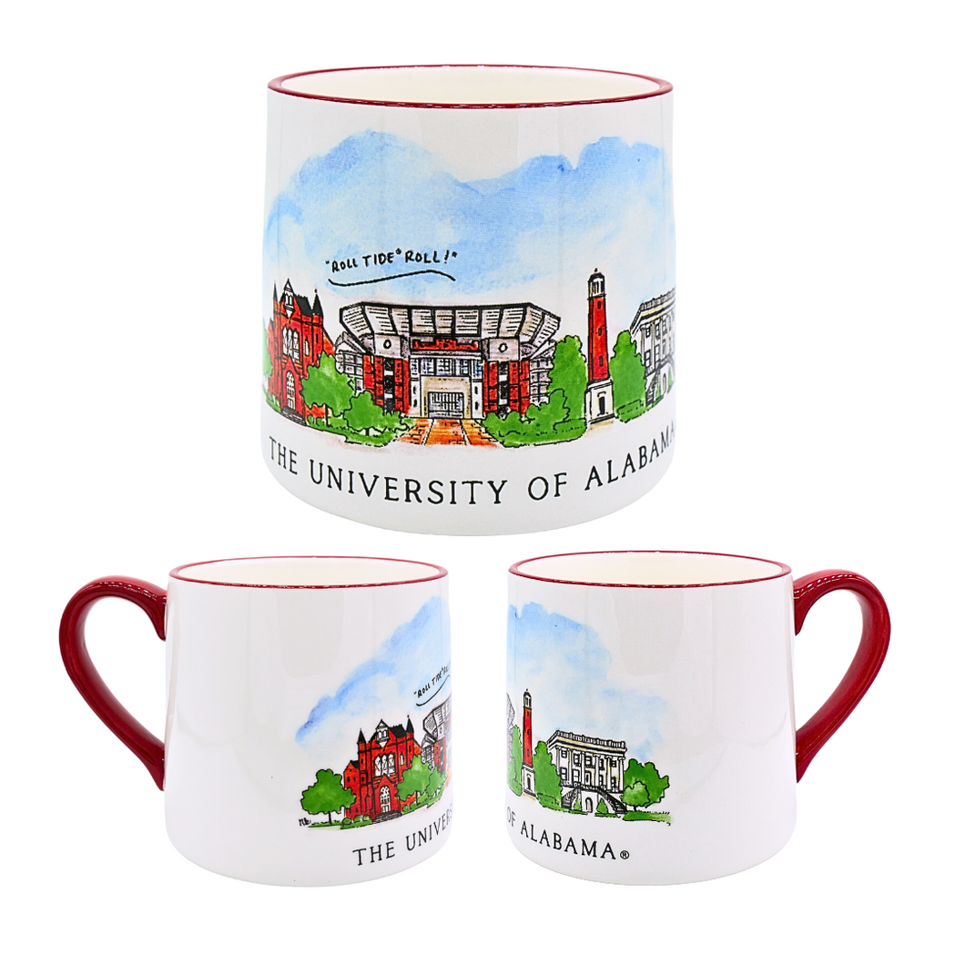 Alabama Skyline Ceramic Mug