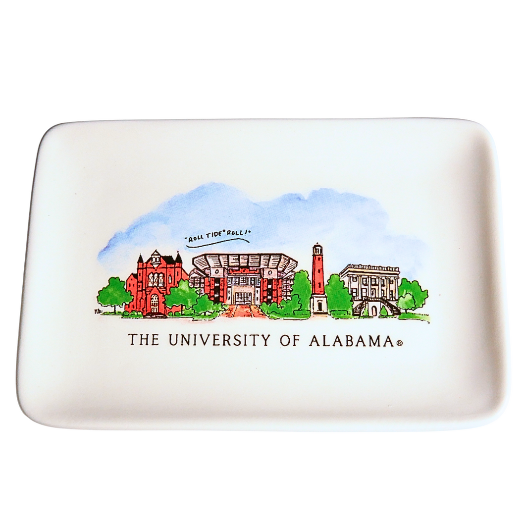 Alabama Skyline Ceramic Trinket Tray