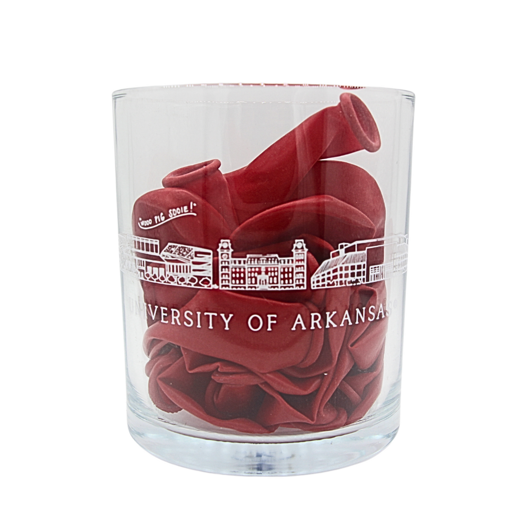 Arkansas Skyline DOF Glass