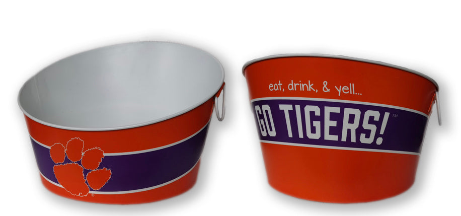 Clemson Metal Drink Tub