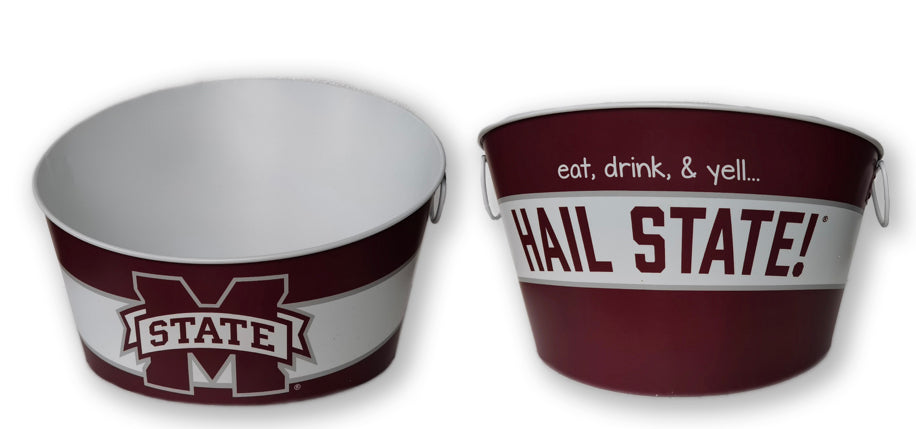 Miss State Metal Drink Tub