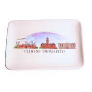Clemson Skyline Ceramic Trinket Tray