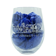 Florida Skyline Wine Glass