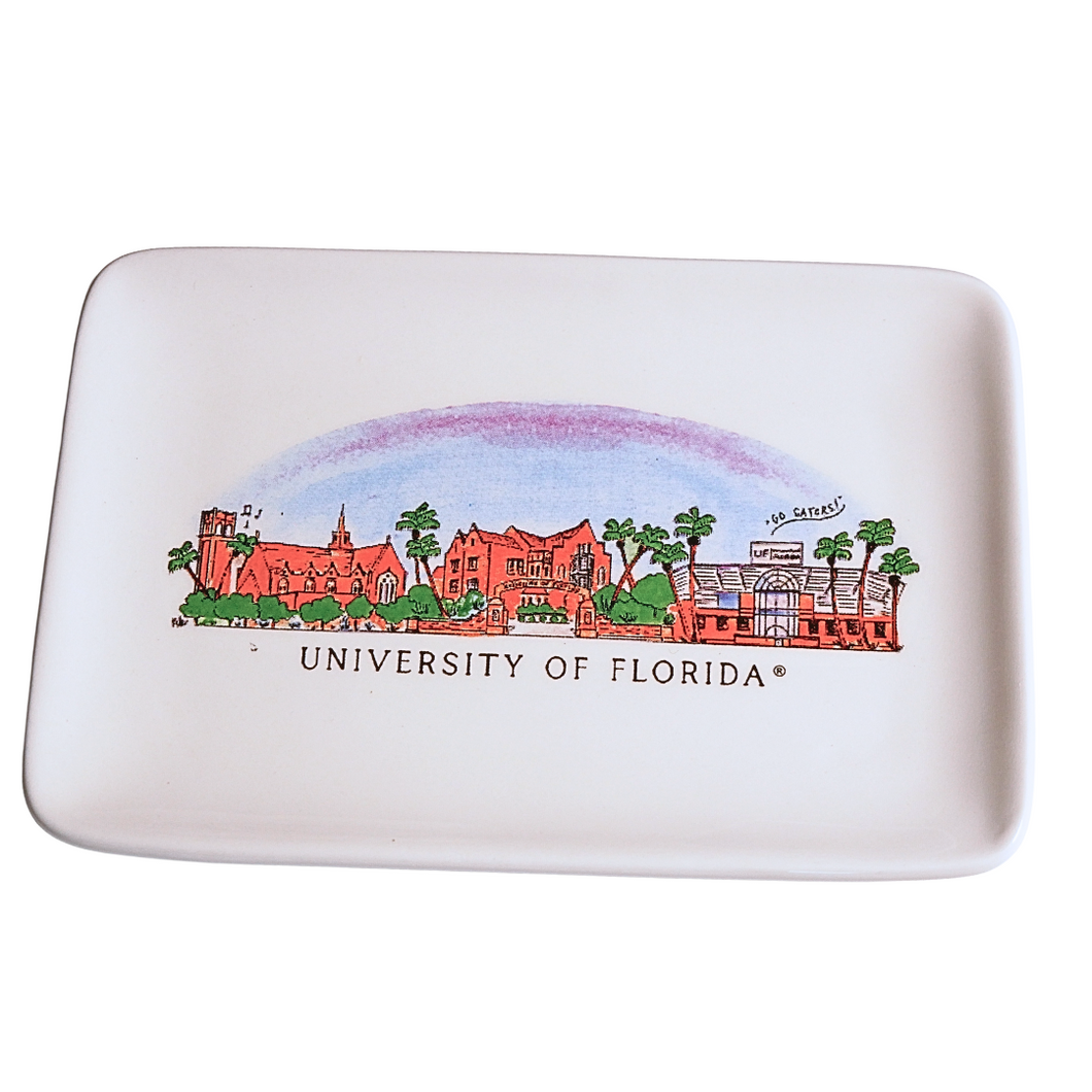 Florida Skyline Ceramic Trinket Tray