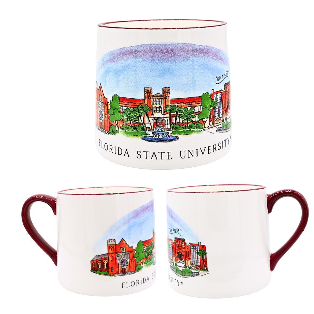 Florida State Skyline Ceramic Mug