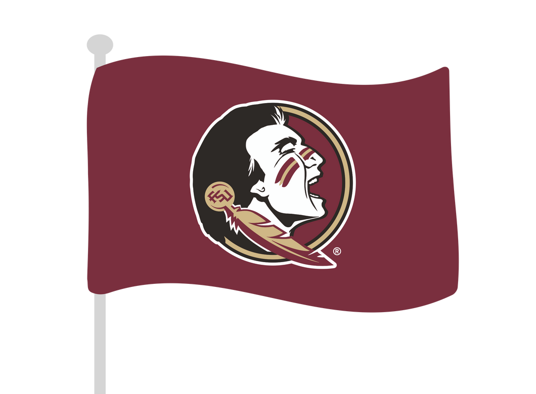 Florida State Metal Flag Garden Stake