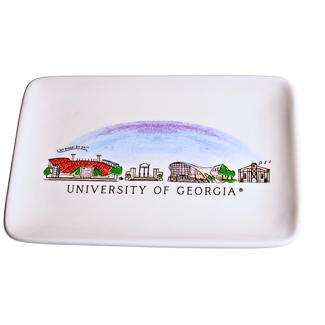 Georgia Skyline Ceramic Trinket Tray