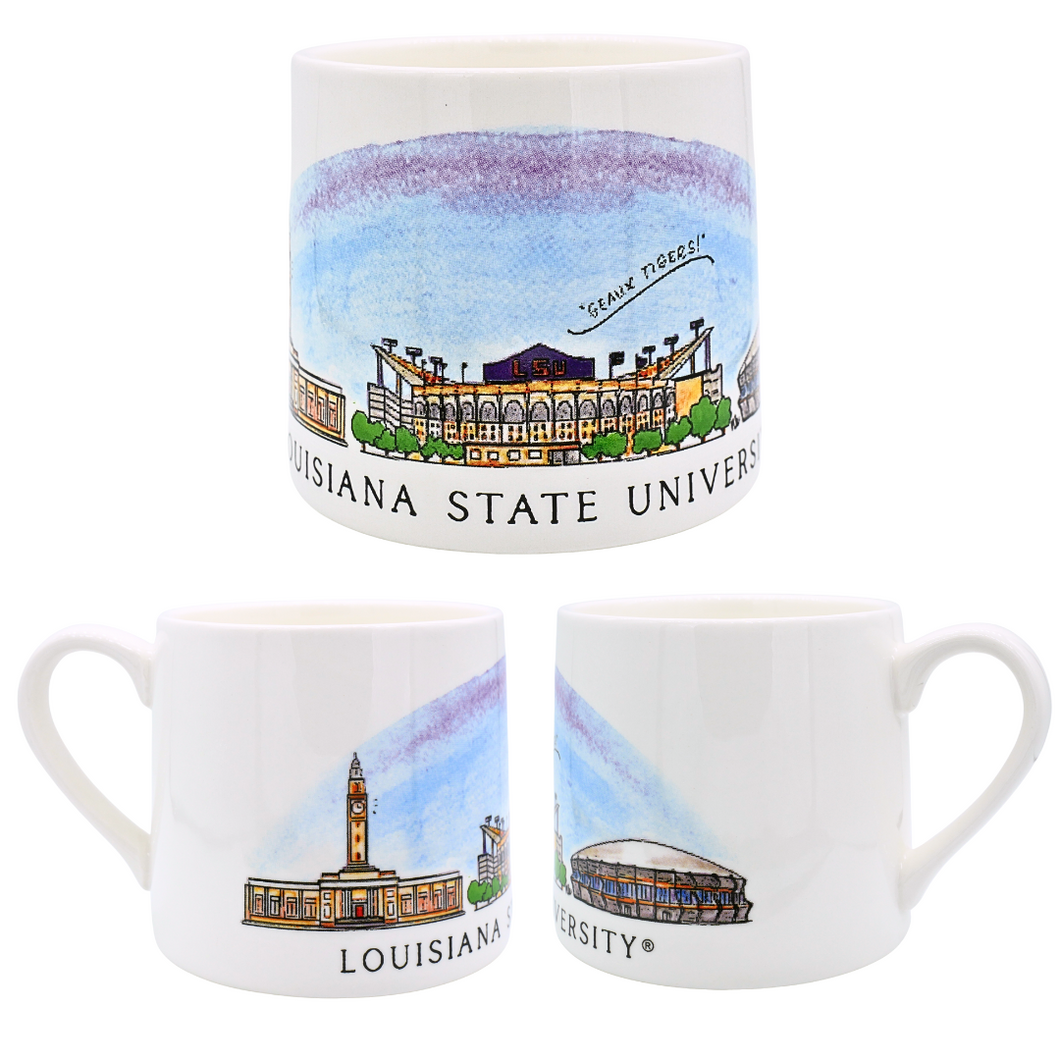 LSU Skyline Ceramic Mug