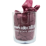 Mississippi State Skyline DOF Glass
