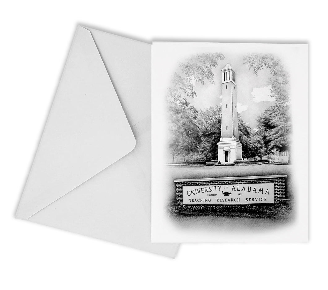 Alabama Campus Boxed Note Cards