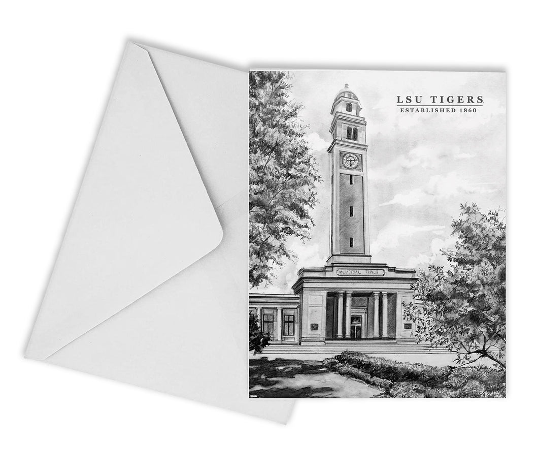 LSU Campus Boxed Note Cards