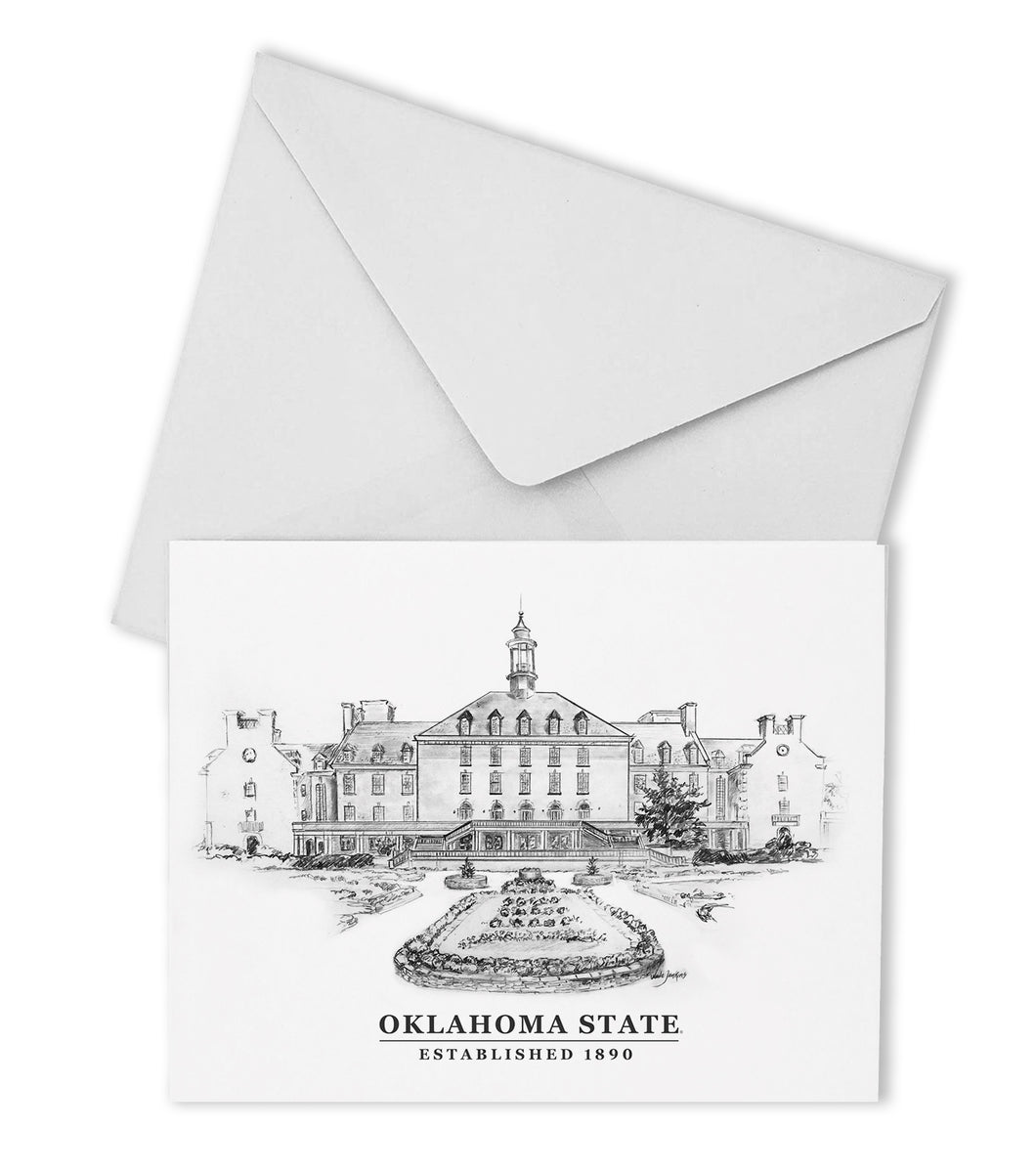 Oklahoma State Campus Boxed Note Cards