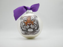 Load image into Gallery viewer, LSU Mascot Glass Ball Ornament
