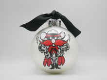 Load image into Gallery viewer, Texas Tech Mascot Glass Ball Ornament
