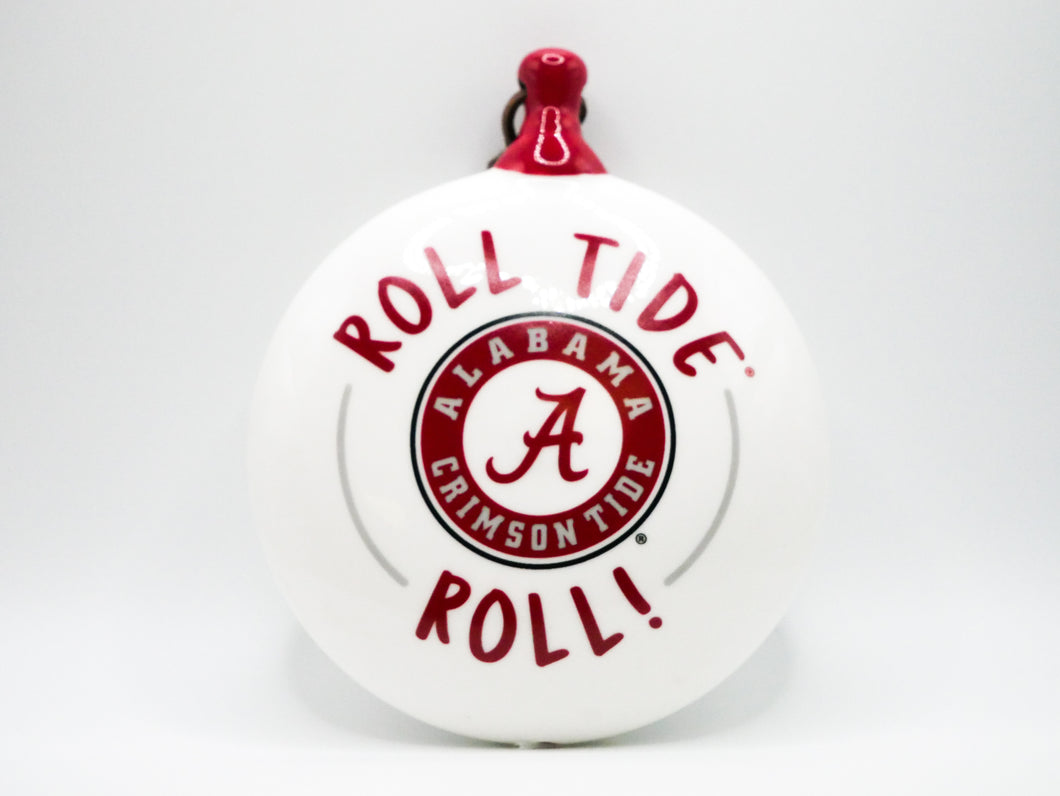 Alabama Logo Ceramic Puff Ornament