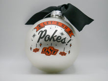 Load image into Gallery viewer, Oklahoma State Mascot Glass Ball Ornament
