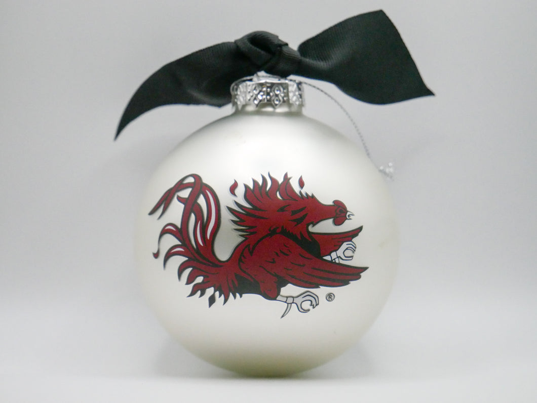 South Carolina Mascot Glass Ball Ornament
