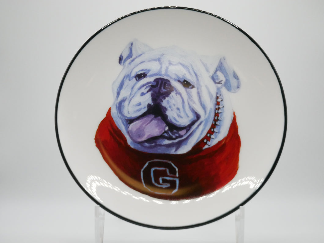 Georgia Mascot Ceramic Trinket Tray