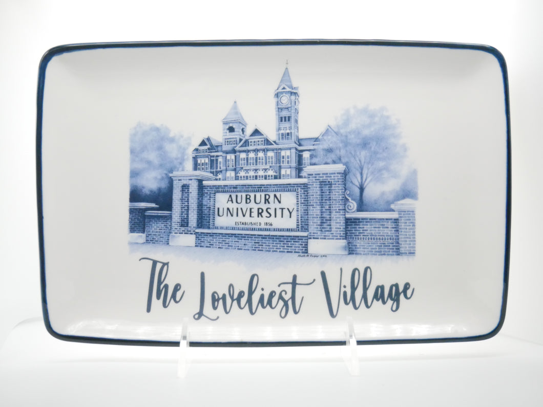 Auburn Campus Ceramic Trinket Tray 