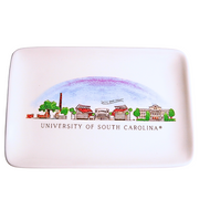 South Carolina Skyline Ceramic Trinket Tray