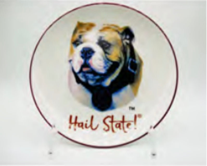 Miss State Mascot Ceramic Trinket Tray