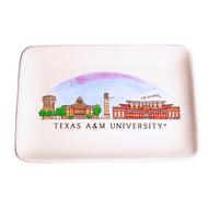 Texas A&M Skyline Ceramic Trinket Tray