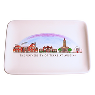 Texas Skyline Ceramic Trinket Tray