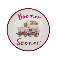 Oklahoma Mascot Ceramic Trinket Tray