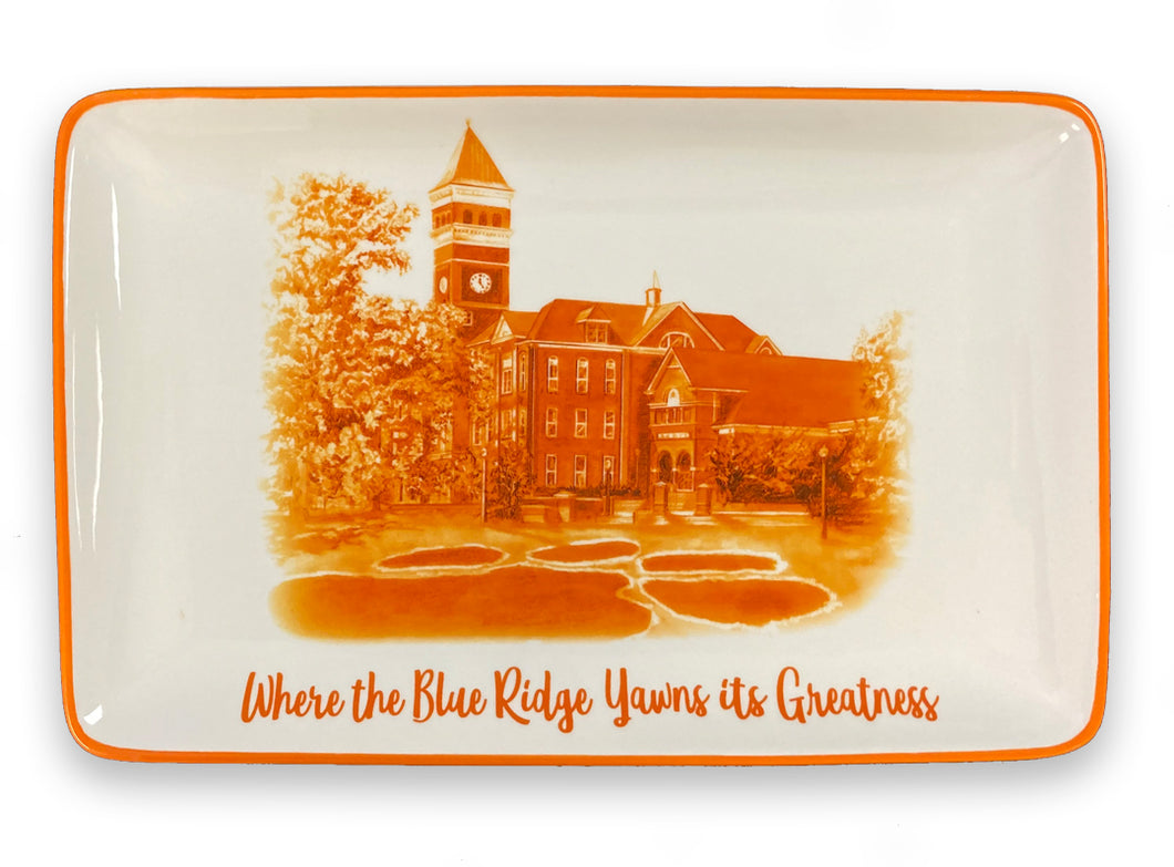 Clemson Campus Ceramic Trinket Tray 